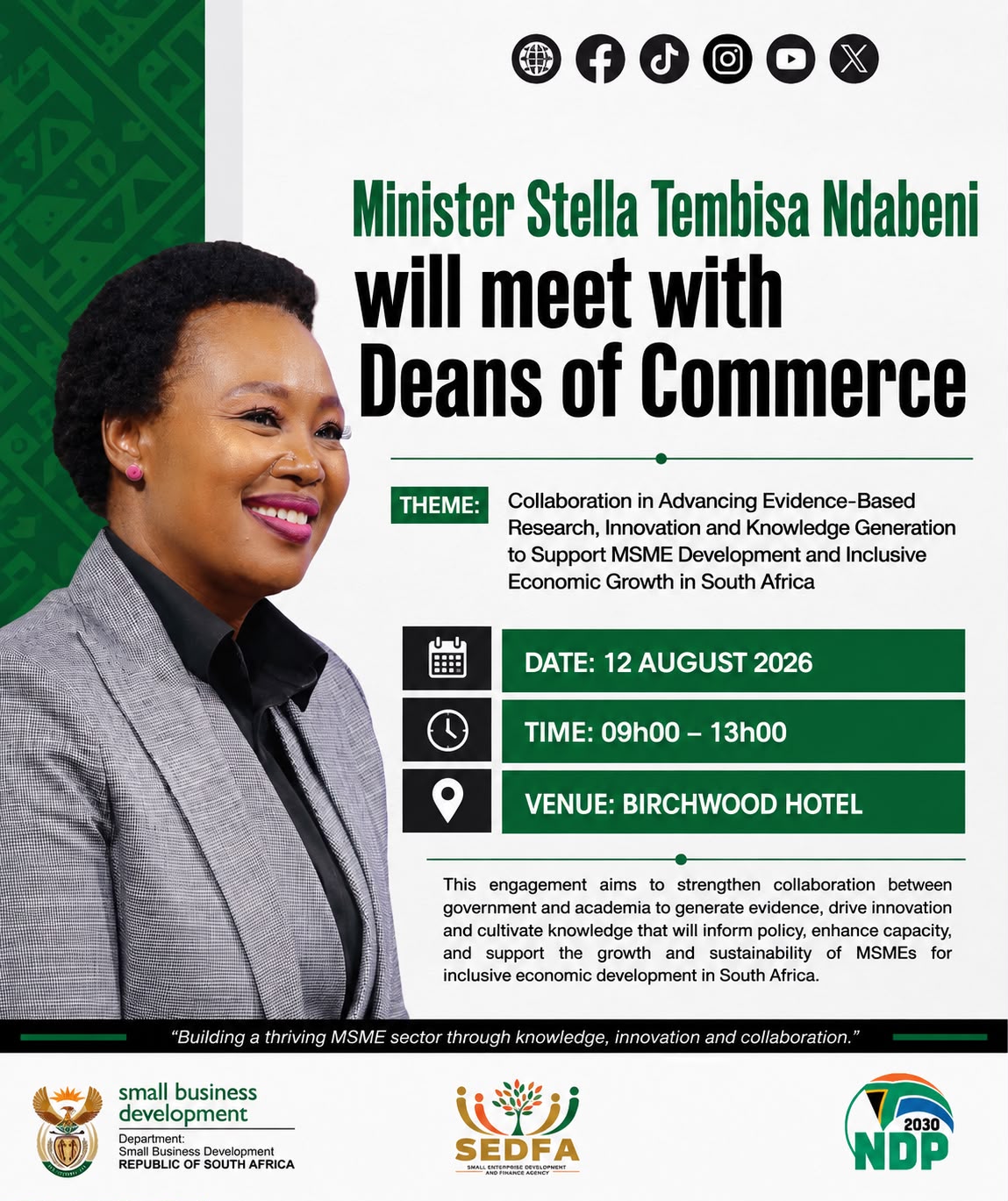 Minister Stella Ndabeni