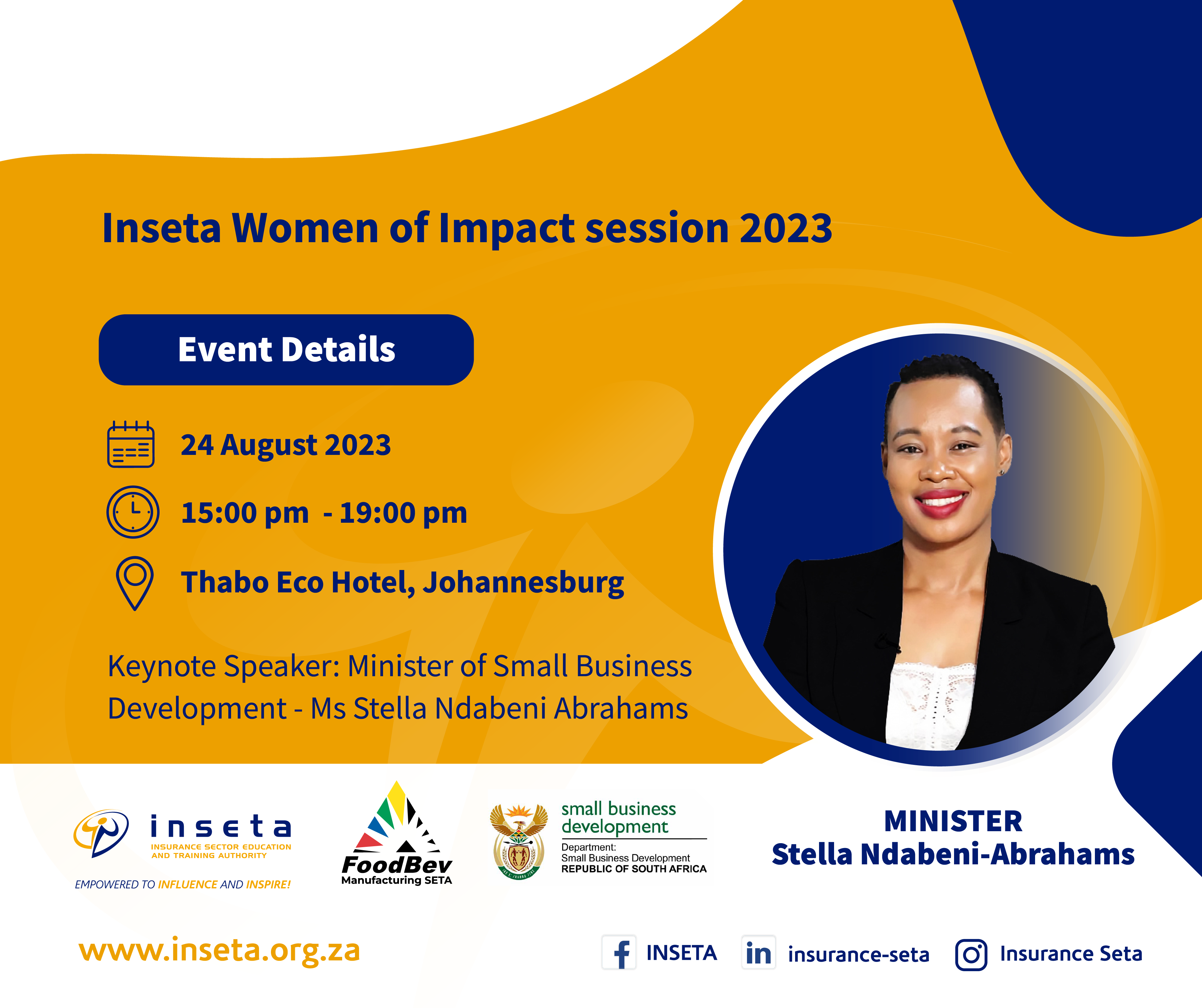 INSETA KEYNOTE ADDRESS BY MINISTER STELLA NDABENI ABRAHAMS