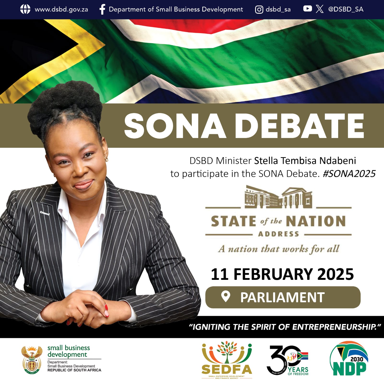 Minister Speech SONA