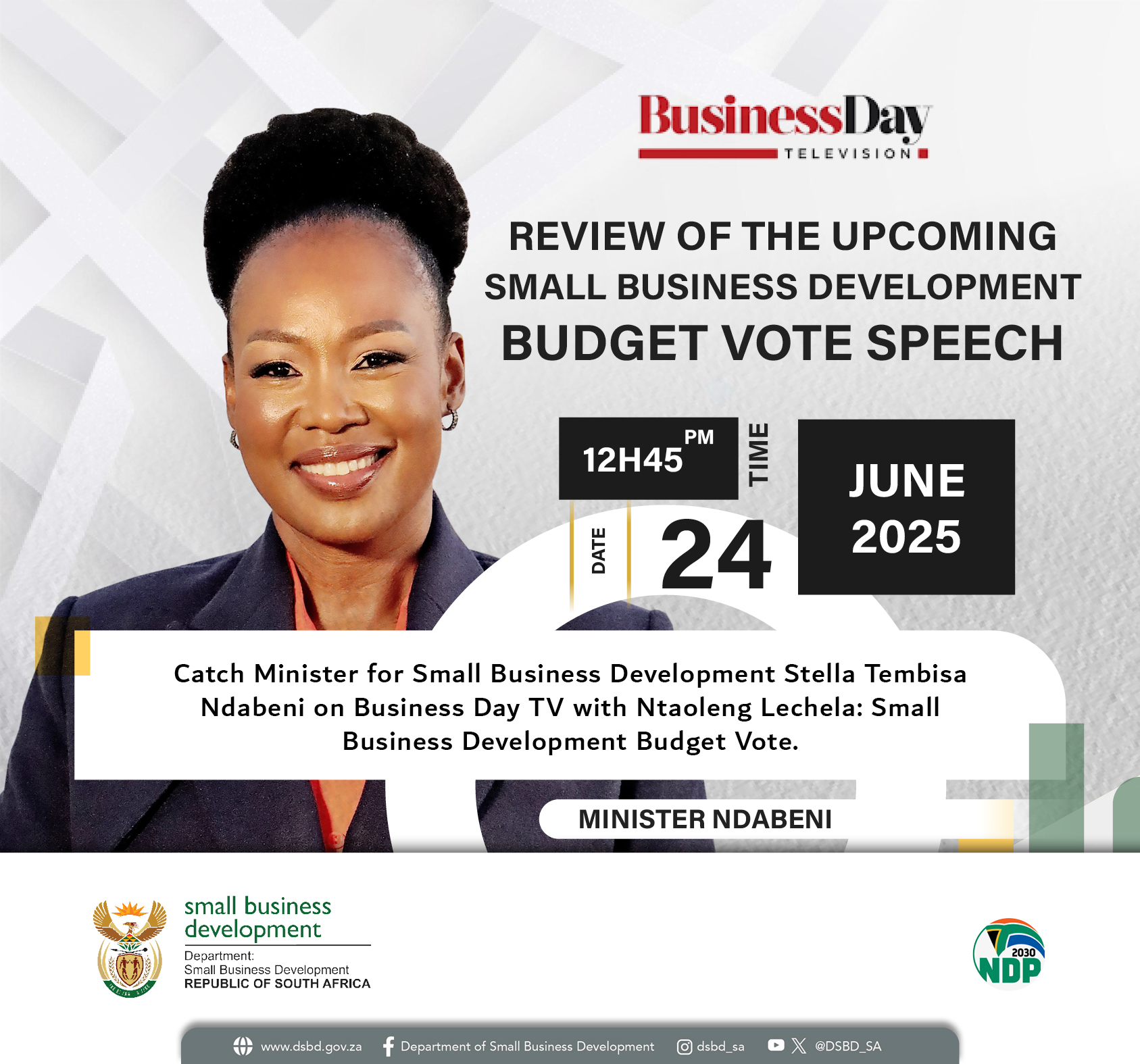 Minister interview