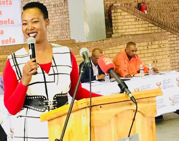 Minister Stella Ndabeni-Abrahams led the Gauteng SMME and Co-operatives Roadshow in Sedibeng District Municipality, 08 March 2022