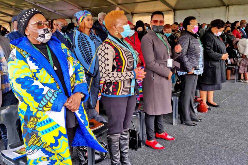 Minister Ndabeni-Abrahams during the Presidential Imbizo in Mangaung.