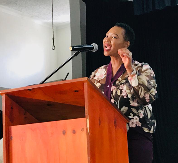 Minister speaks during the Eastern Cape SMME and Co-operatives Roadshow, 01-04 February 2022.
